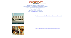 Desktop Screenshot of bigfivesoftware.com